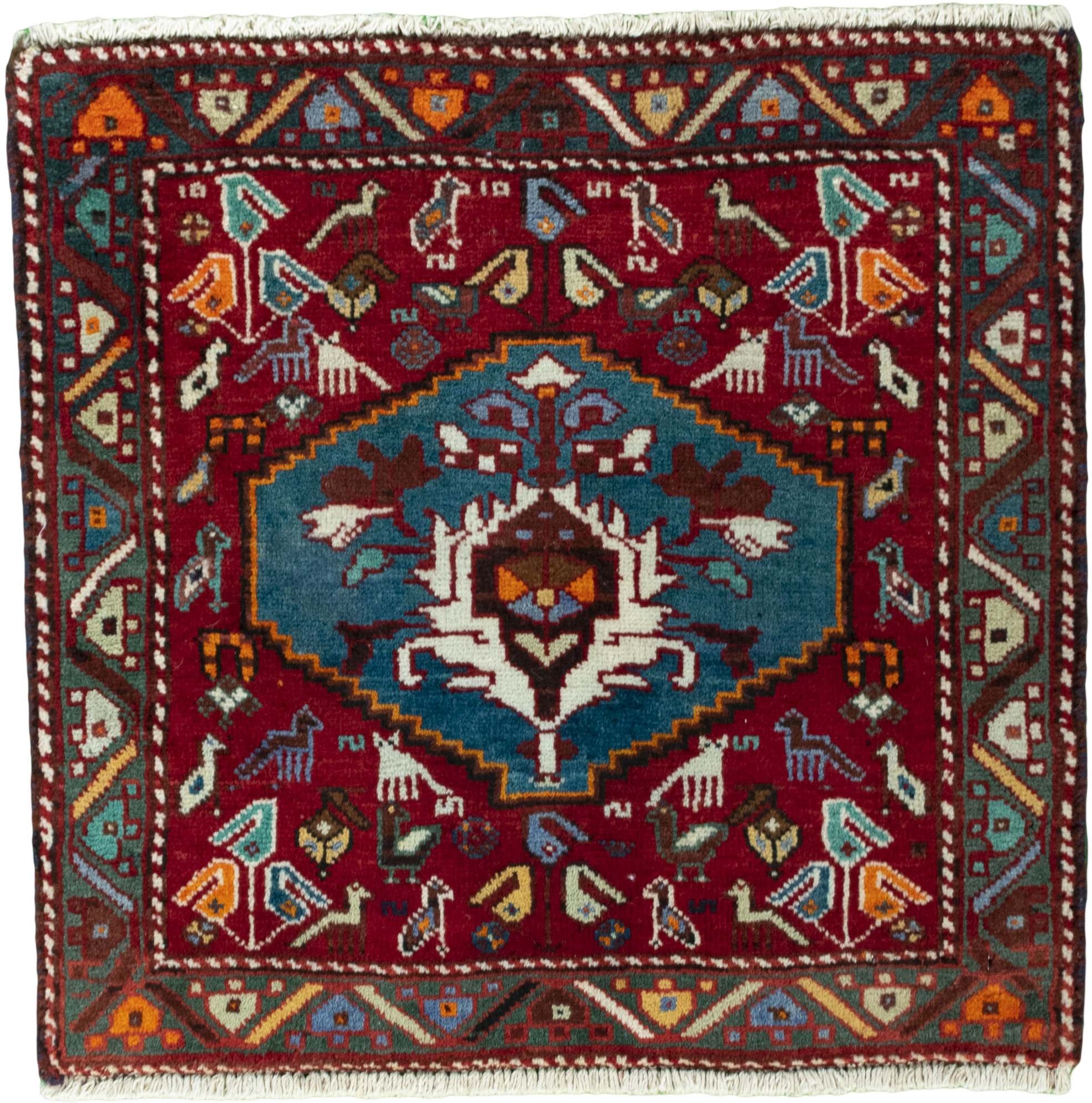 Quadratische Teppiche - Shiraz 66 x 64 cm