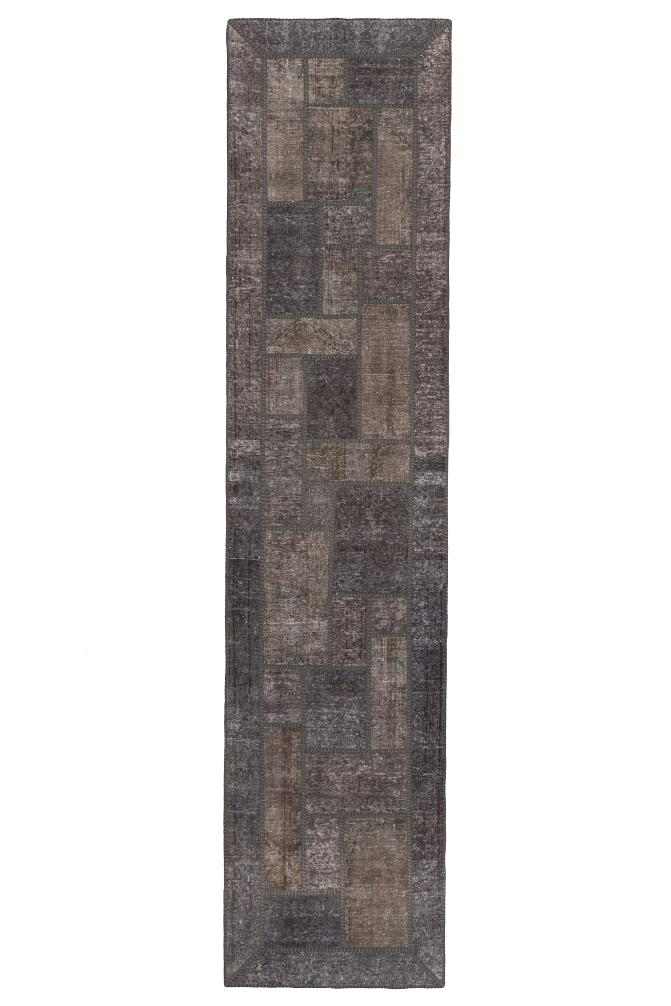 Teppich Läufer 80x350 - Patchwork 80 x 348 cm