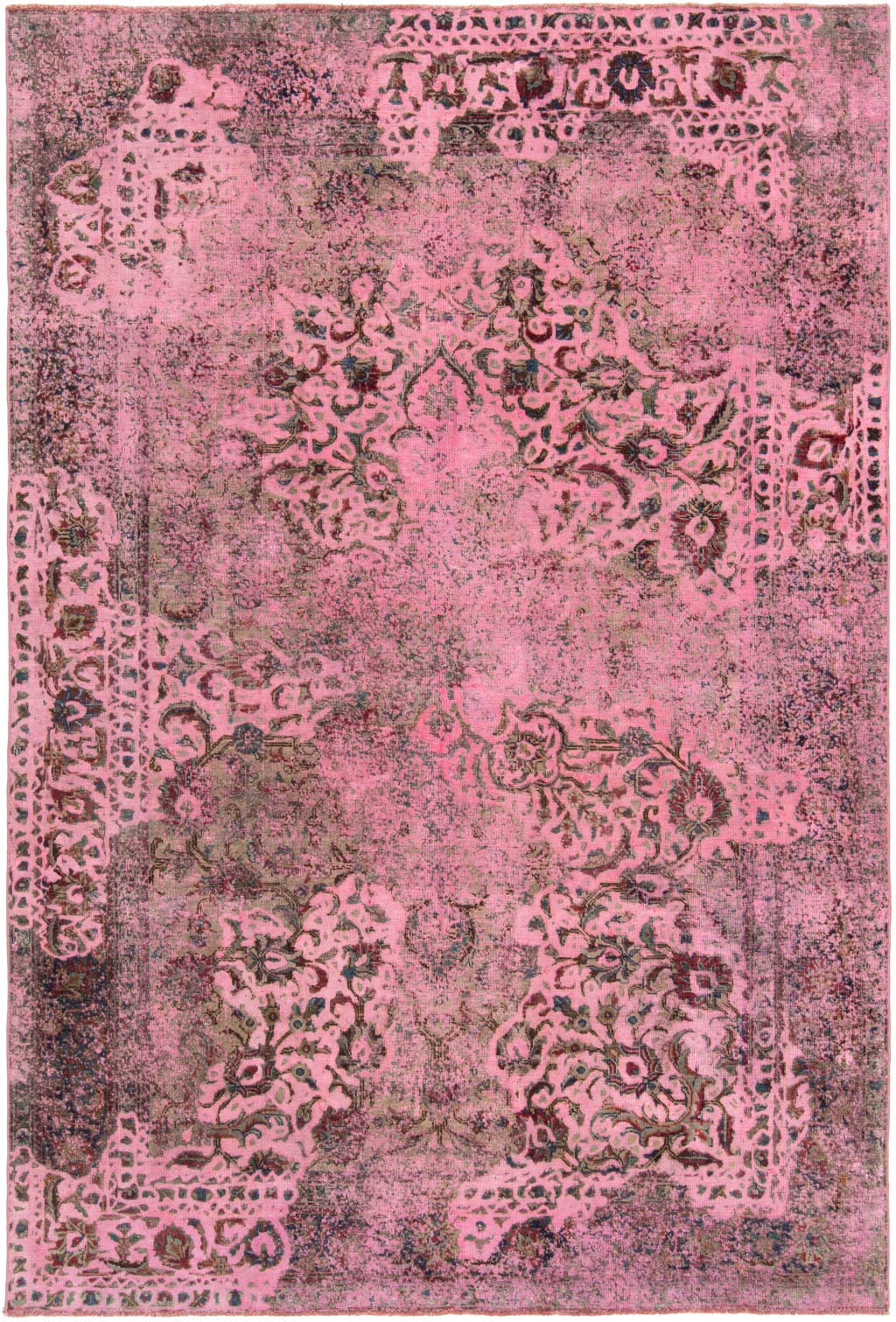 Vintage Teppiche Rosa - Vintage 192 x 286 cm