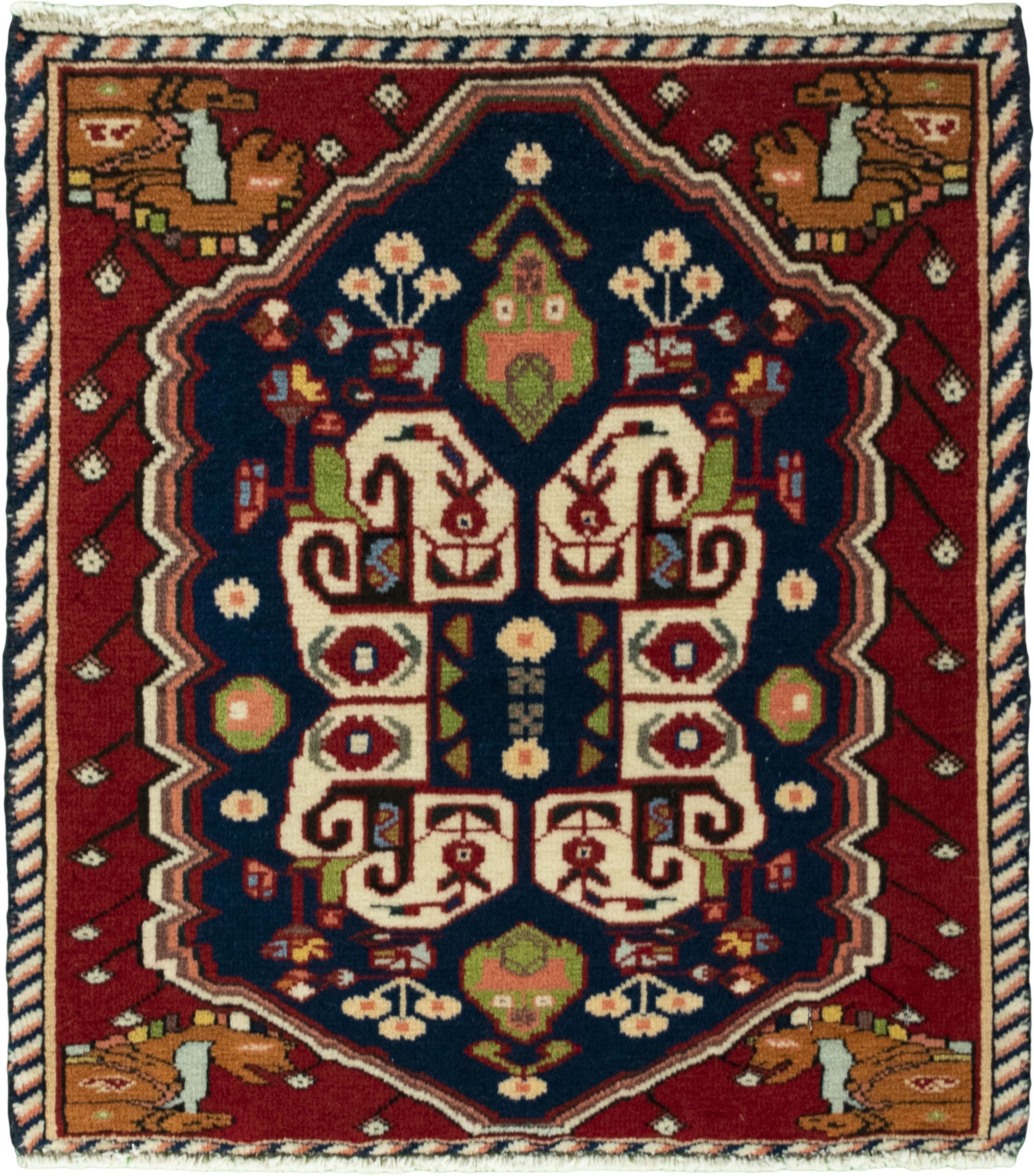 Quadratische Teppiche - Shiraz 51 x 56 cm