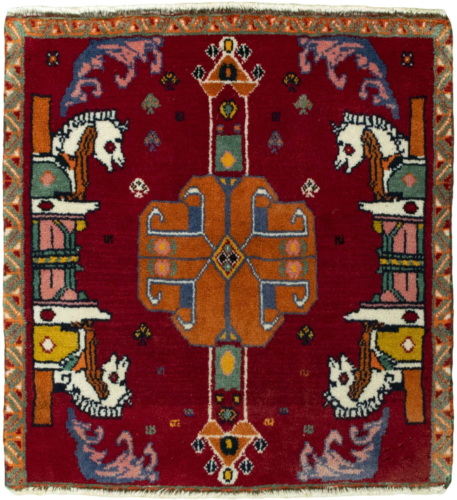 Τετράγωνα χαλιά - Shiraz 57 x 61 cm