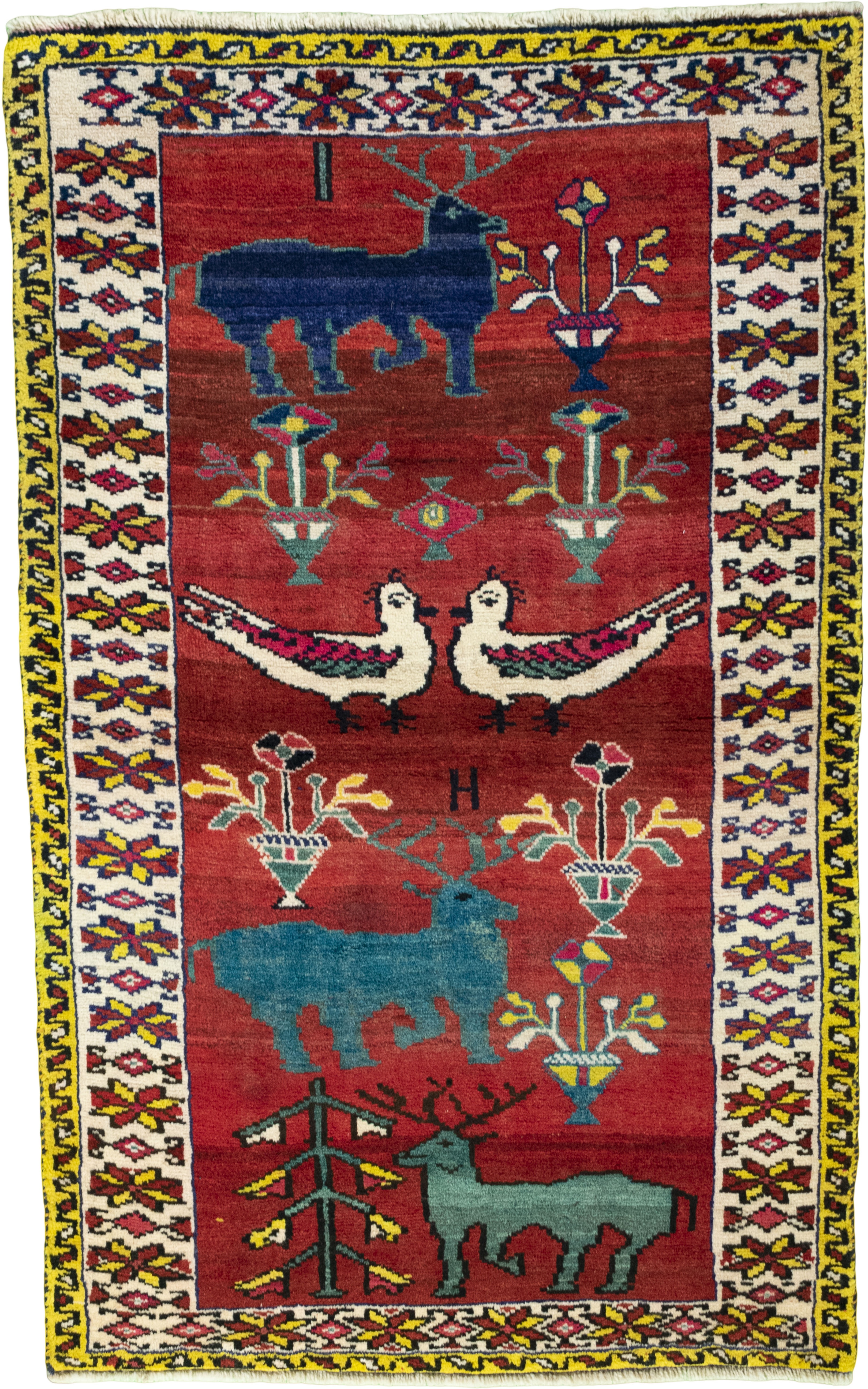 Wool rugs - Gabbeh 110 x 177 cm