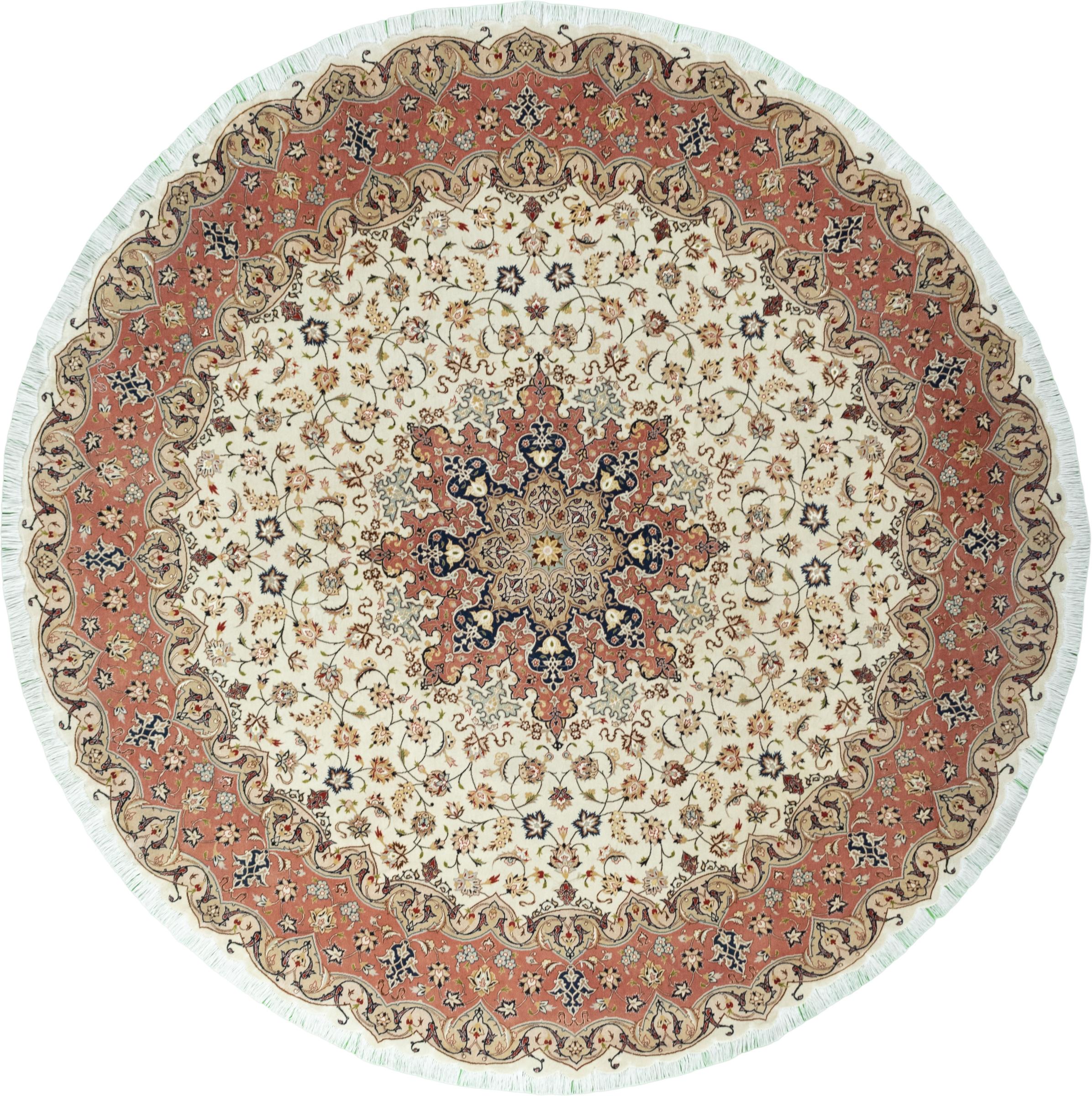 Round rugs - Tabriz 294 x 298 cm