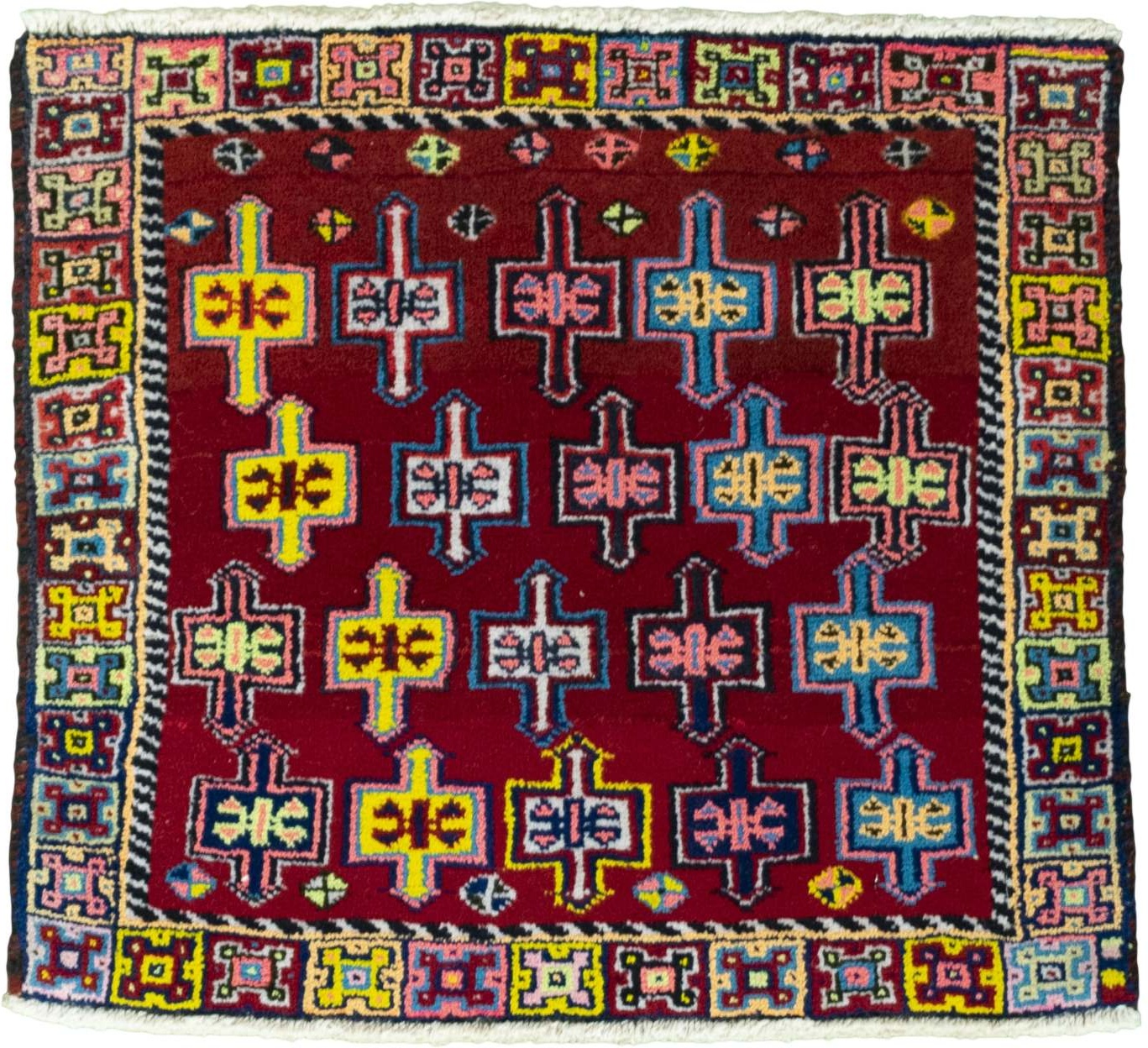 Teppich 50x50 - Shiraz 56 x 50 cm