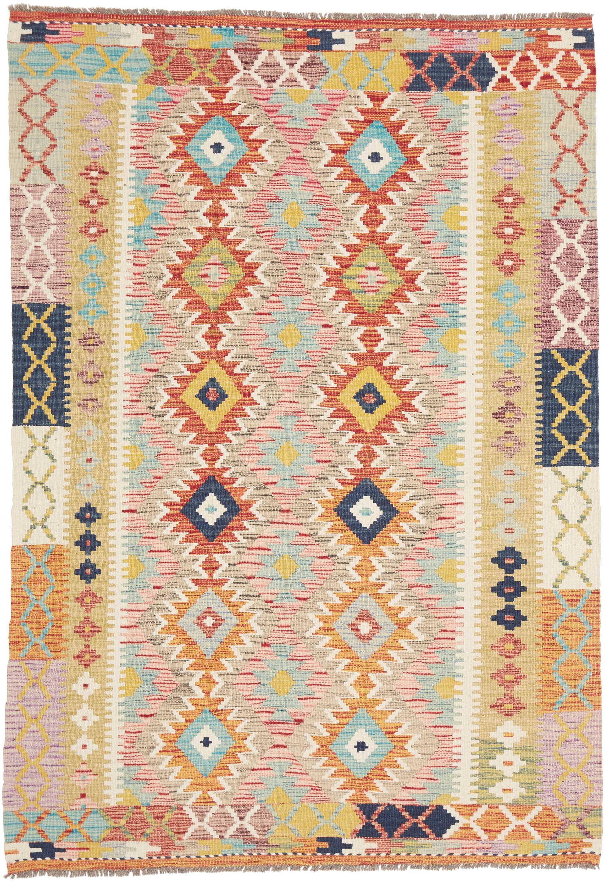 Kelim Teppiche 140x200 - Kelim 128 x 181 cm