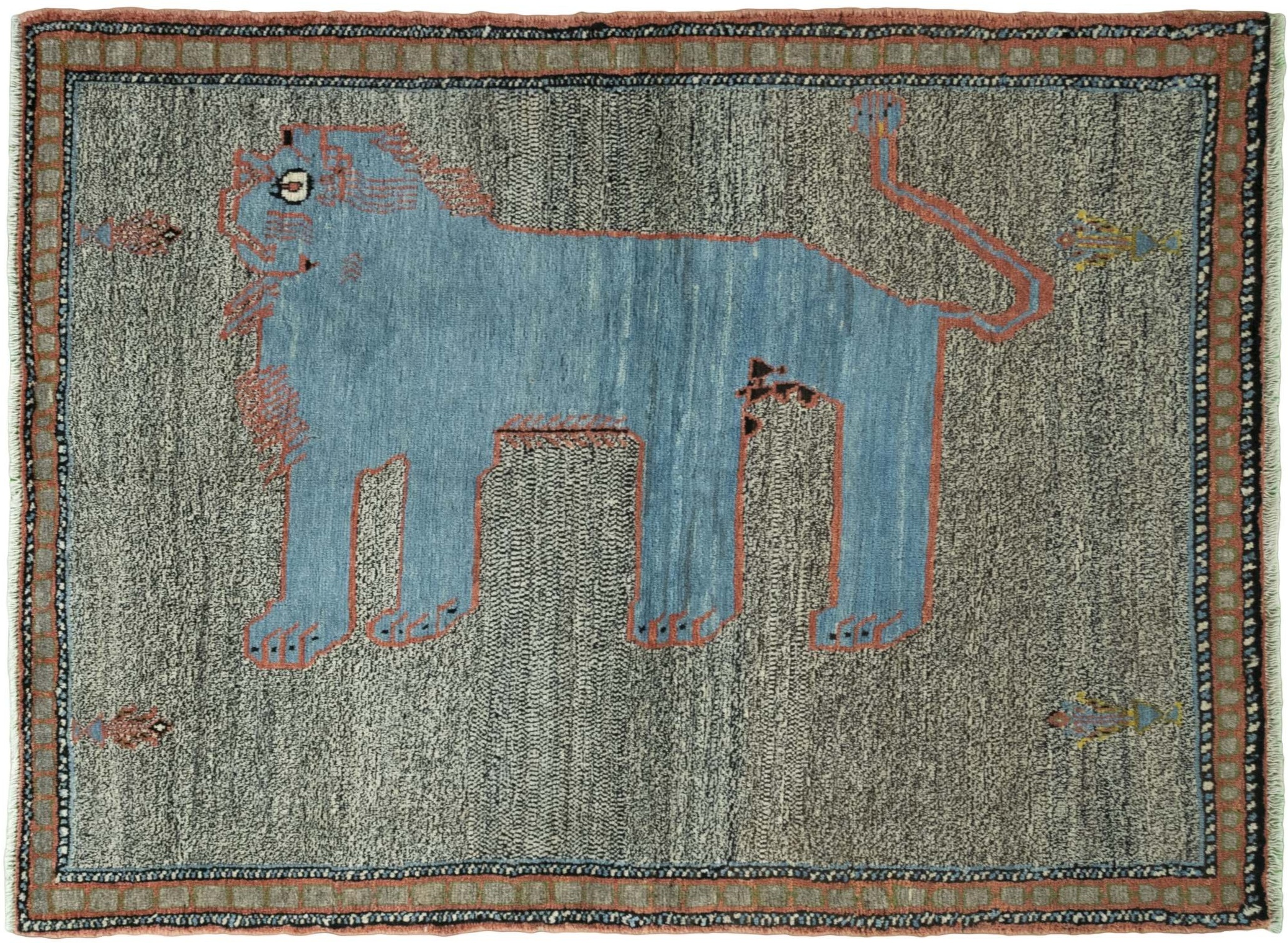 Gabbeh Teppiche - Gabbeh nature 107 x 145 cm