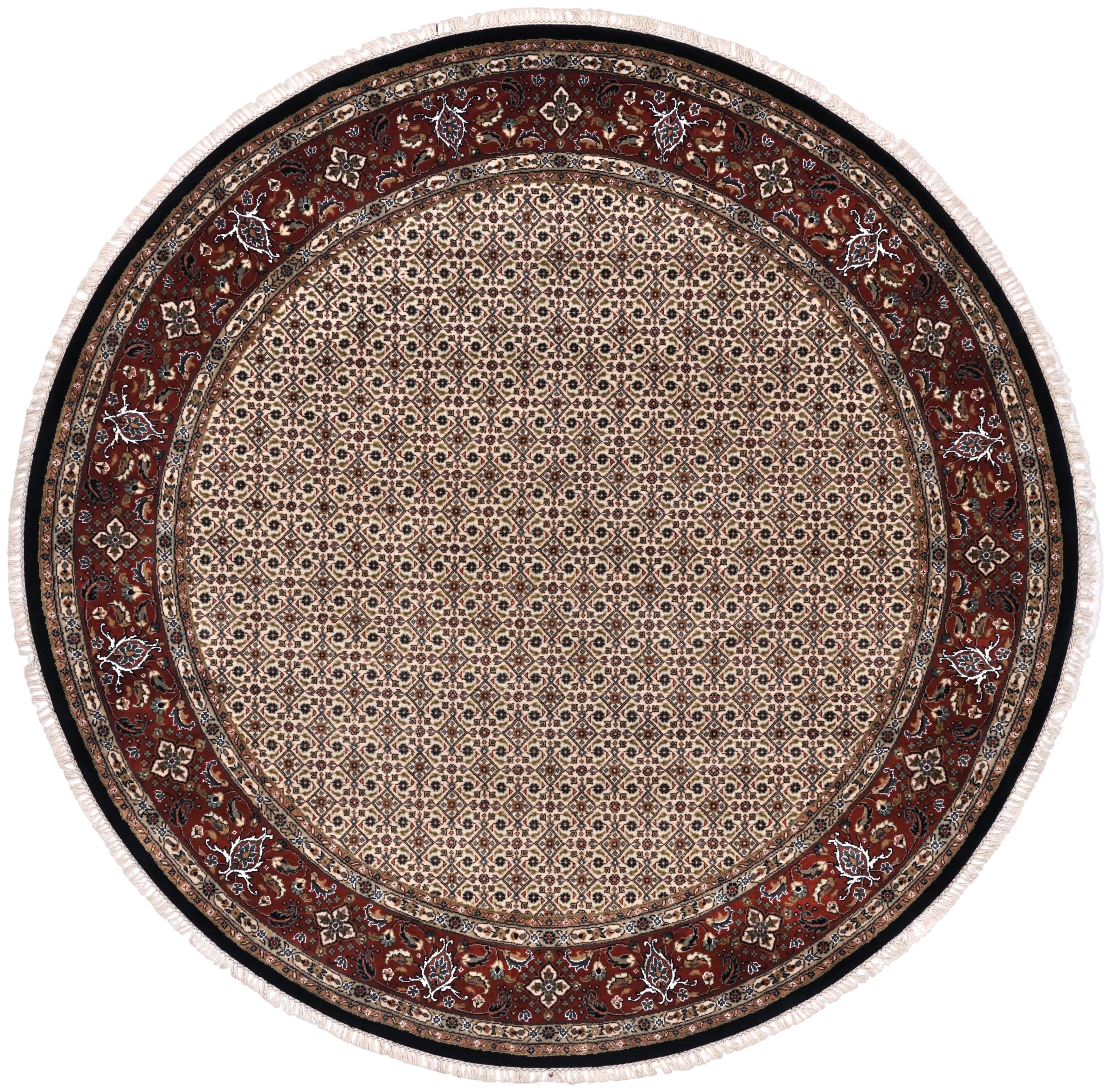Runde tepper - Tabriz 198 x 198 cm