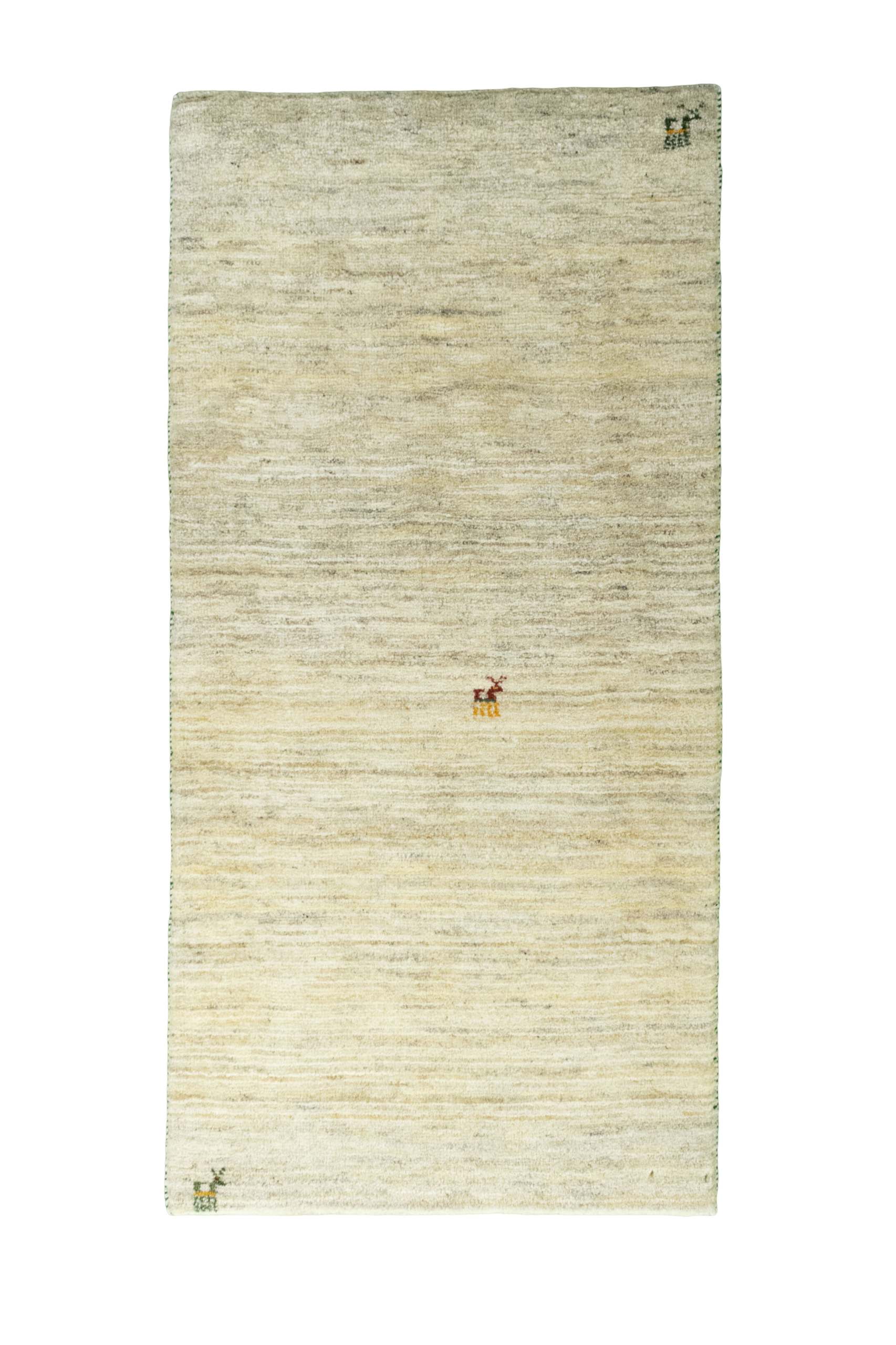 Teppich Läufer Beige - Gabbeh 69 x 139 cm