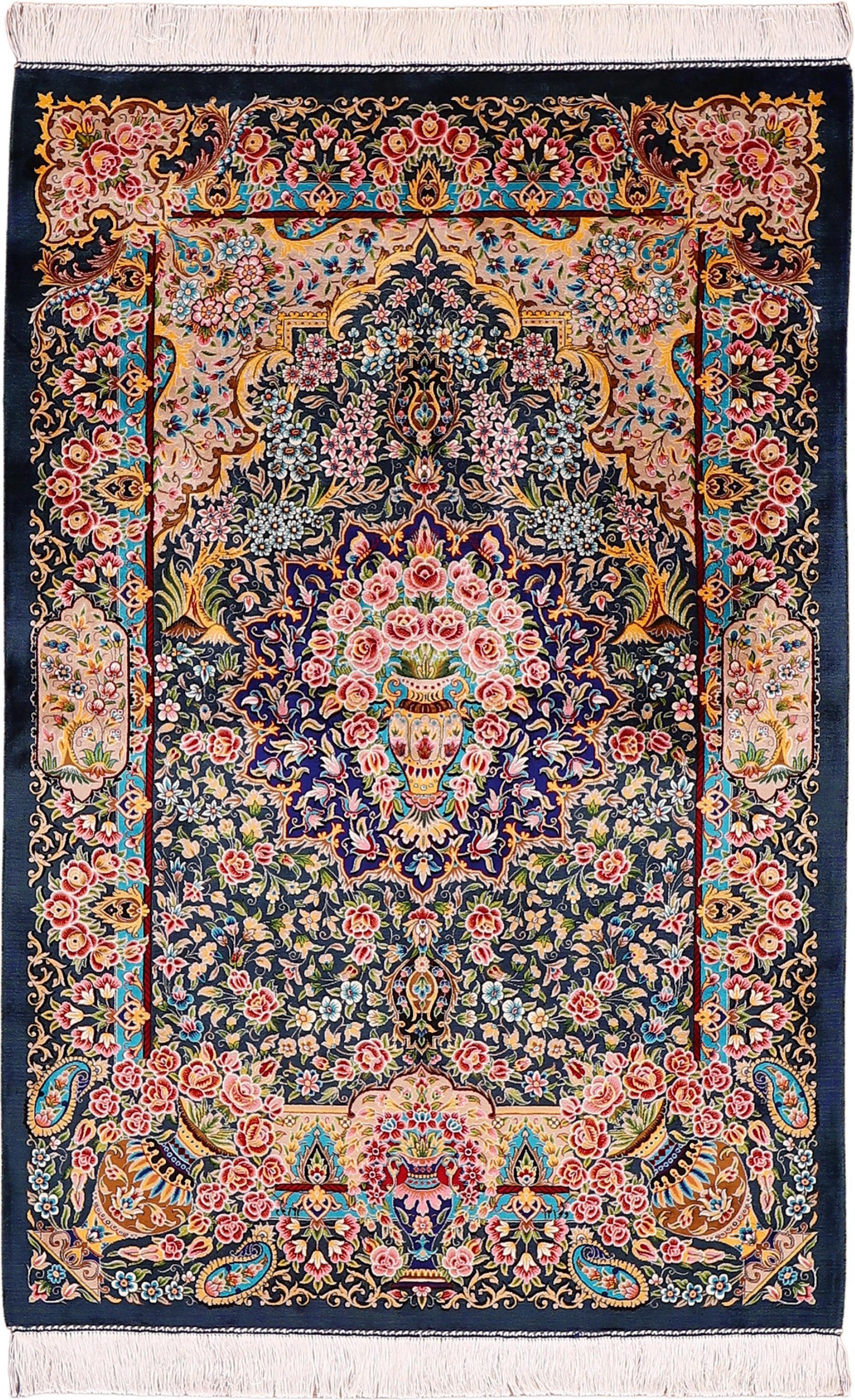 Μεταξωτά Χαλιά - Ghom 100 x 150 cm