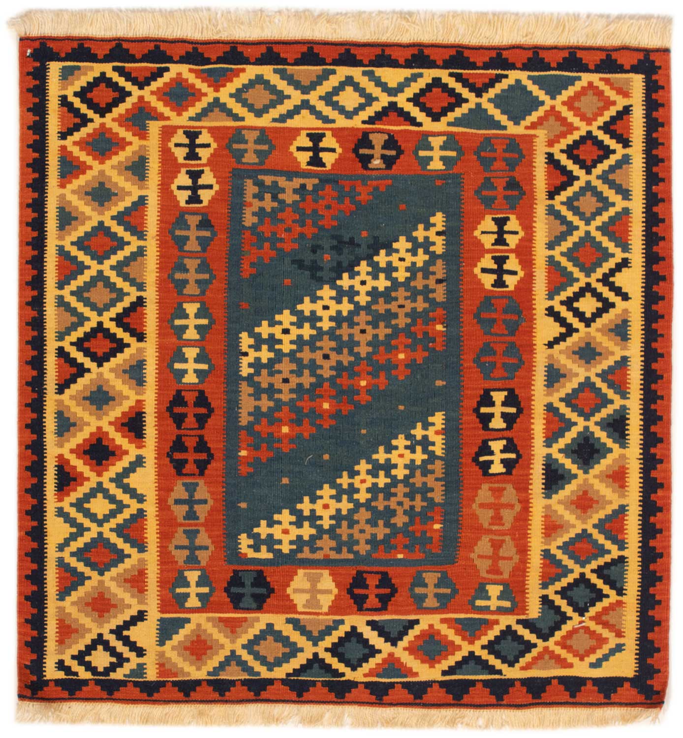 Kelim Teppiche Quadratisch - Kelim 100 x 105 cm
