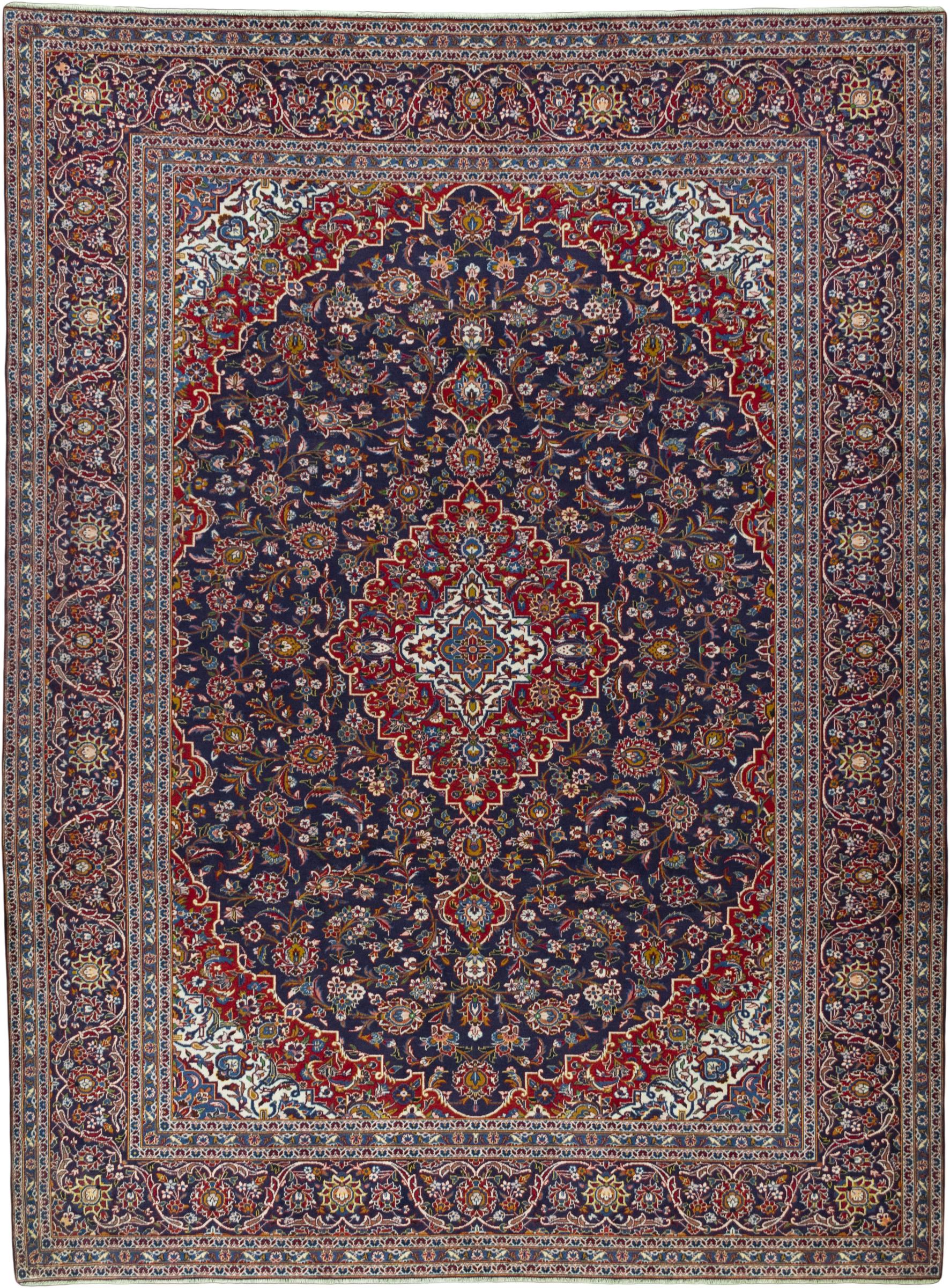 Purple Oriental Rugs - Kashan 308 x 410 cm