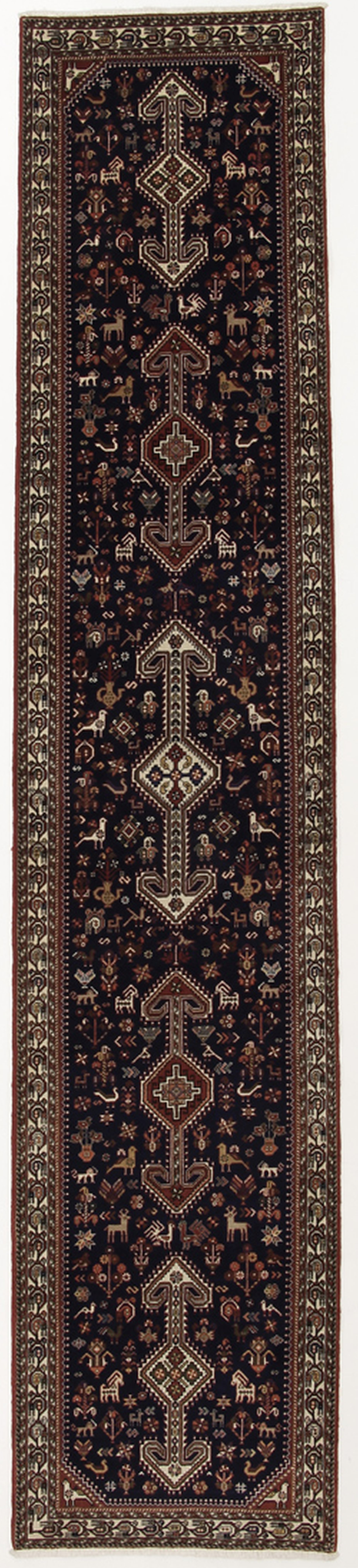 Teppich Läufer 80x400 - Nasrabad 81 x 393 cm