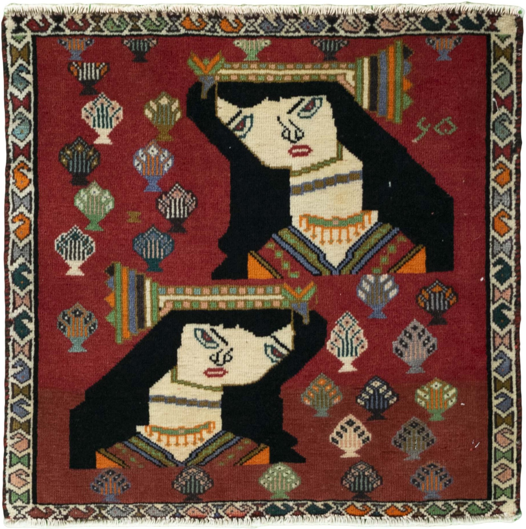 Τετράγωνα χαλιά - Shiraz 60 x 60 cm