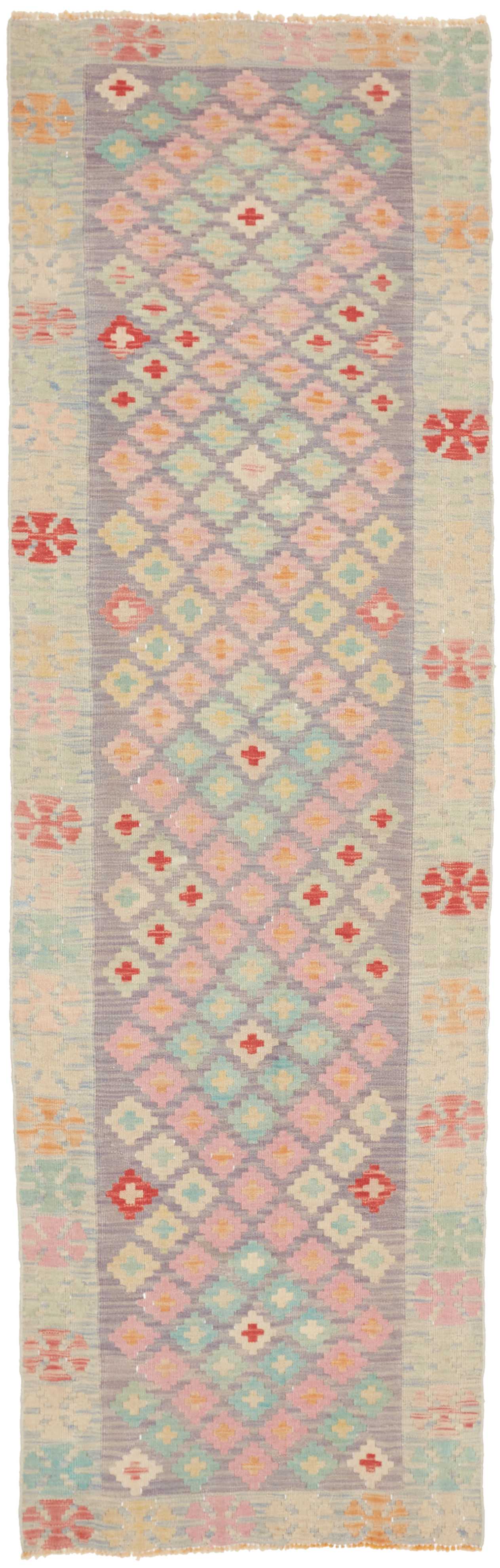 Teppich 80x250 - Kelim 74 x 243 cm