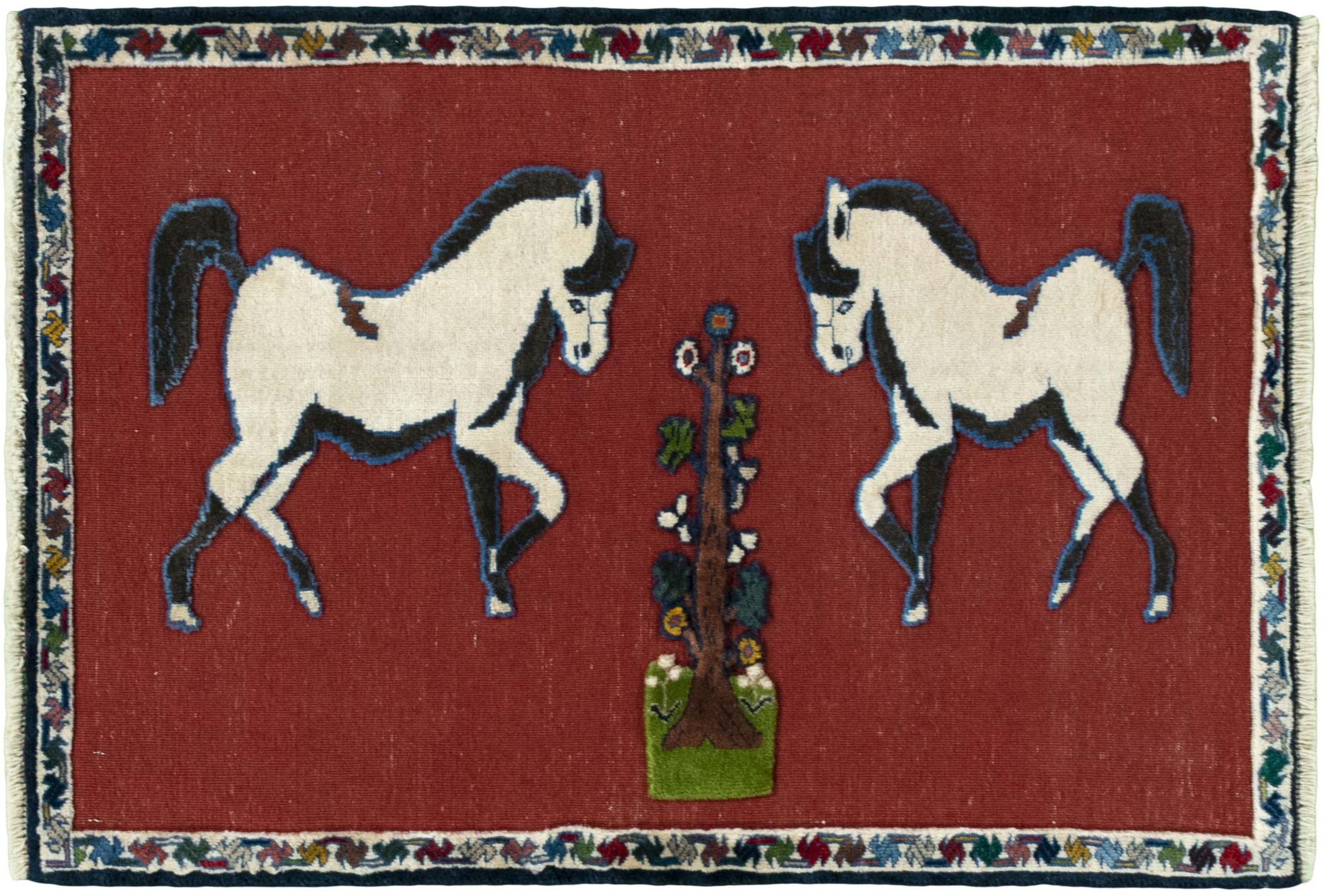 Kleine Teppiche - Gabbeh nature 83 x 121 cm